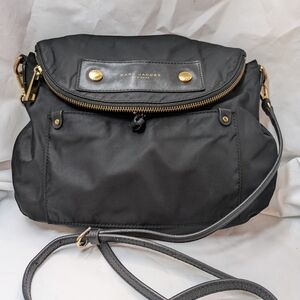 MARC JACOBS Black Preppy Nylon Mini Natasha Crossbody Bag, Model# M0012909